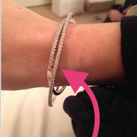 Tiffany Metro White Gold & Diamond Bracelet - Picture 4 of 5